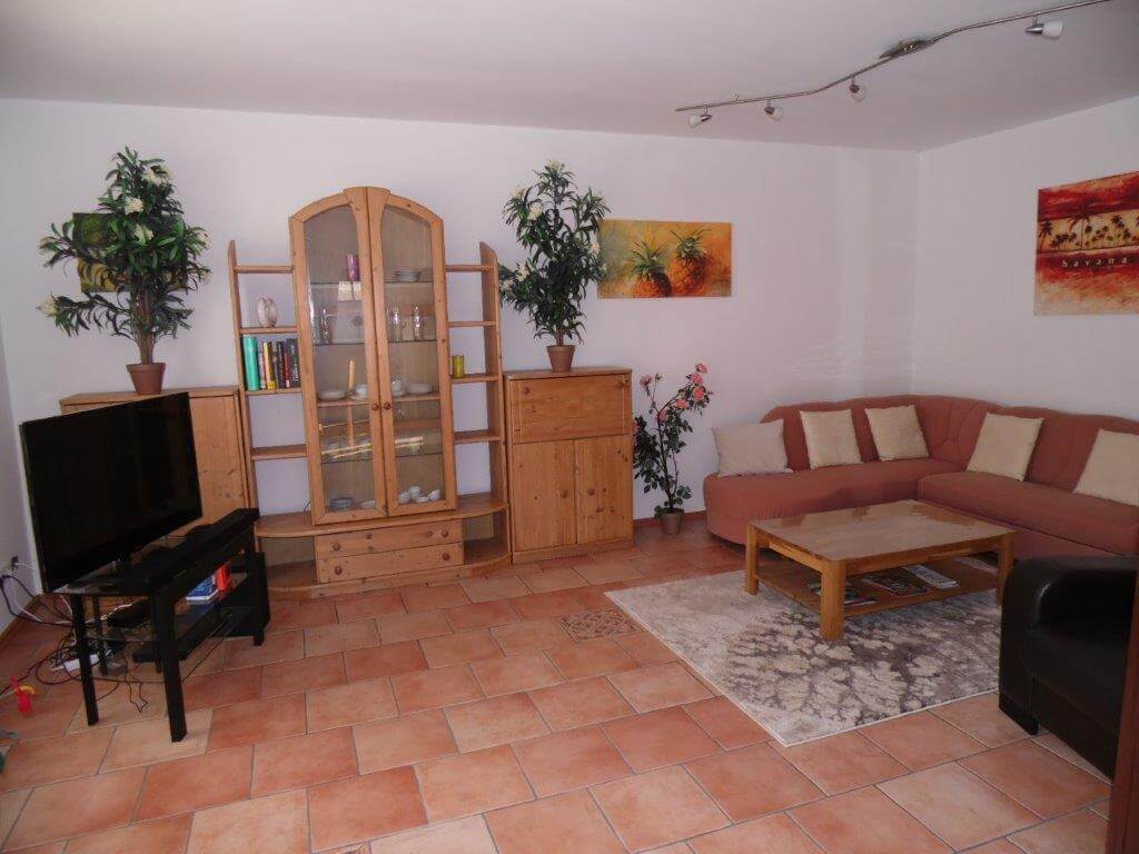 Wohnzimmer Ferienwohnung Ricada Papenburg