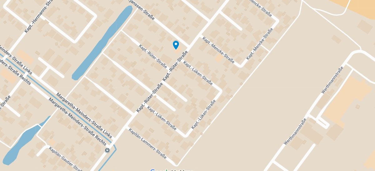 Lage Ferienwohnung Ricada Papenburg – Karte öffnen in Google Maps